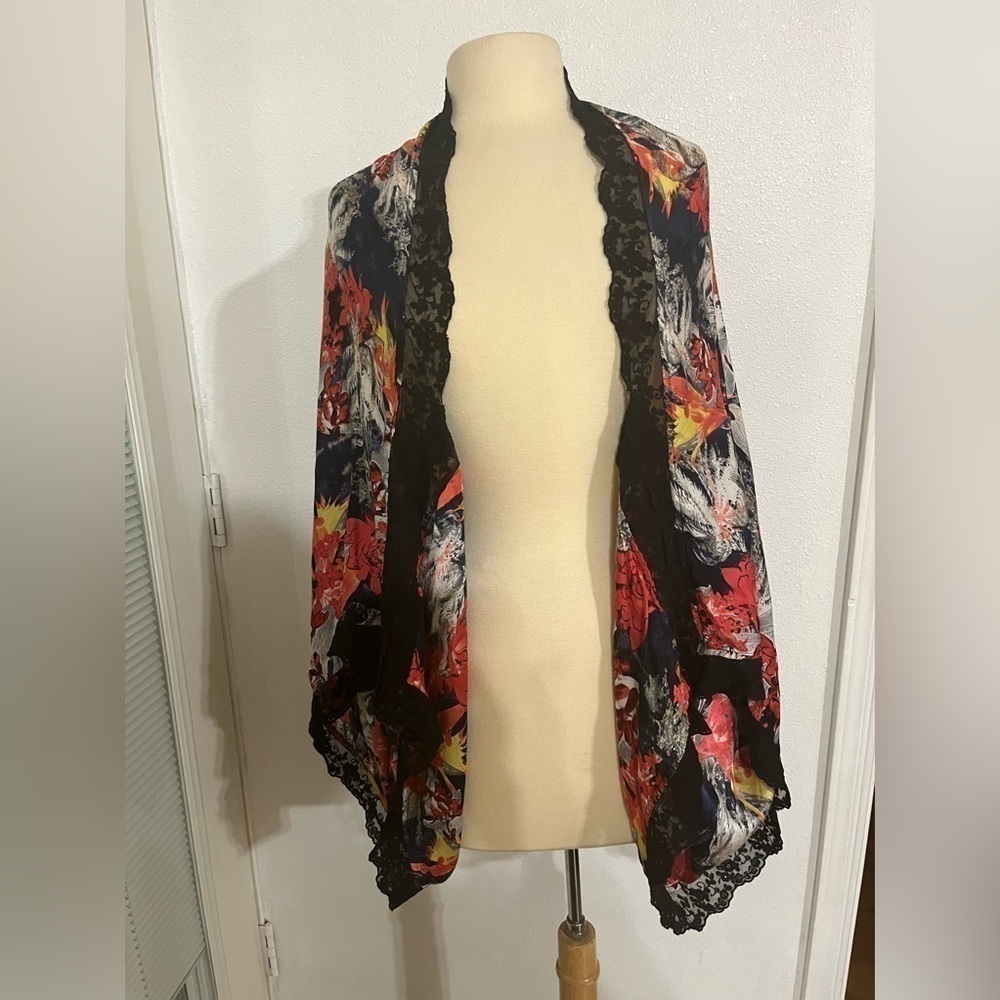Seafolly, limited edition, kimono, rap, print lace size one size print